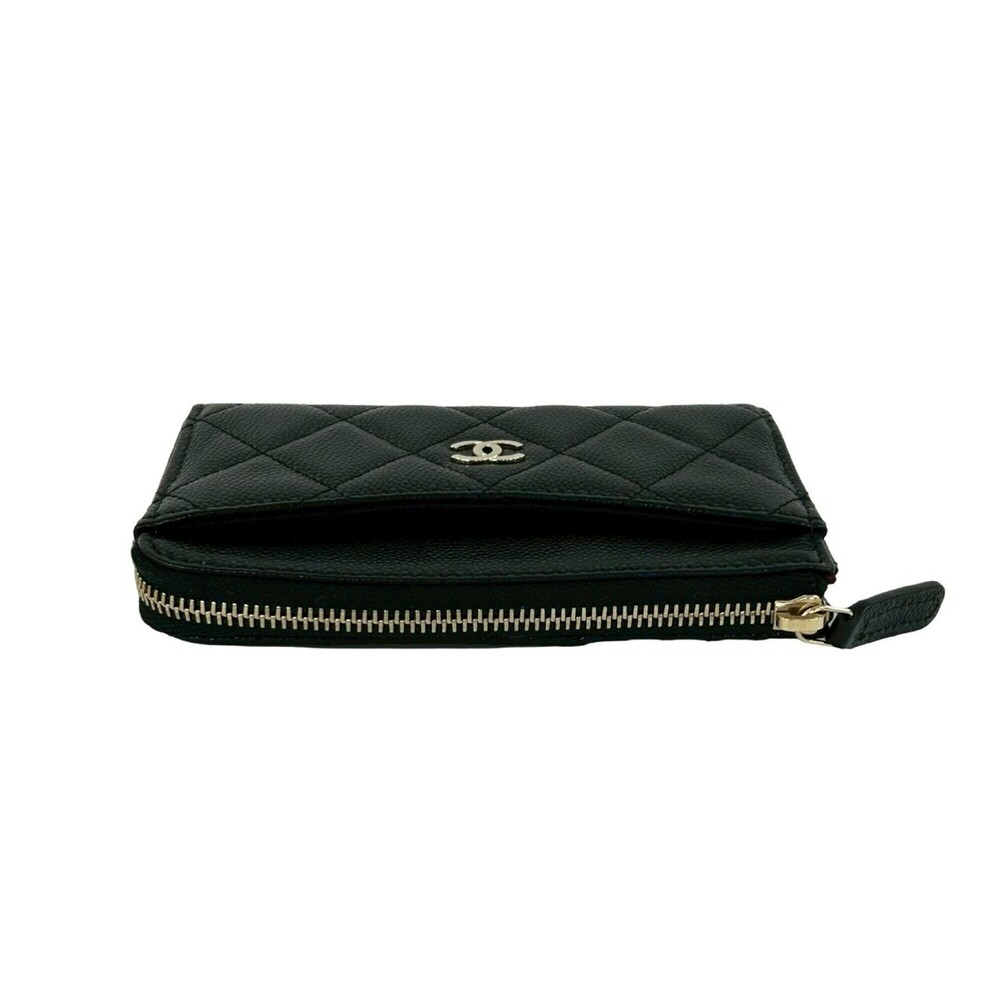 CHANEL Authentic Black Caviar Leather Wallet - Picture 3 of 9